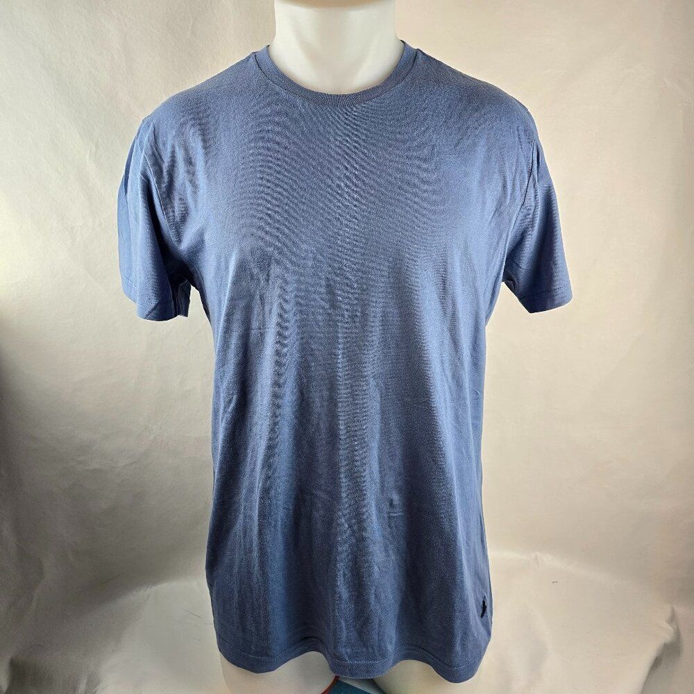 Polo Ralph Lauren Shirt Men Medium Blue T Shirt Tee Classic Fit Pony Logo Preppy